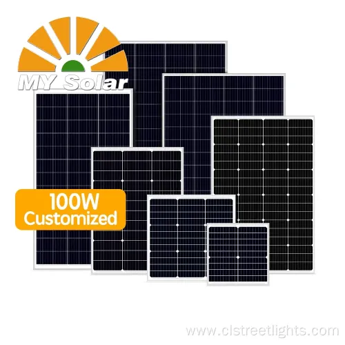 Solar Panel 12V 60W 120W 130W 135W 140W 150W Mono for Jiangsu OEM/ODM